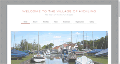 Desktop Screenshot of hickling-village-norfolk.co.uk