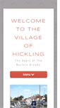 Mobile Screenshot of hickling-village-norfolk.co.uk